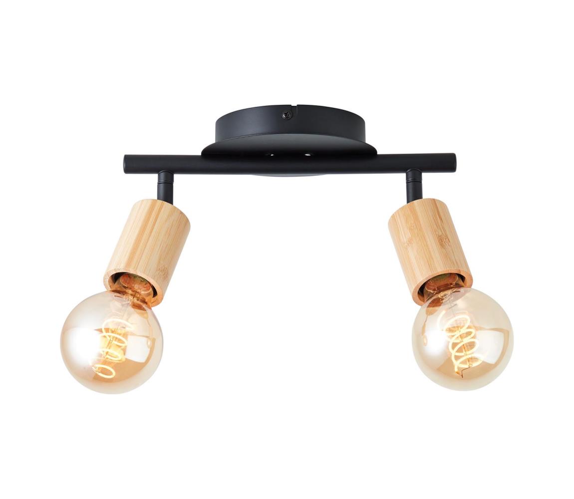 Brilliant Brilliant - Bodové svietidlo TIFFANY 2xE27/28W/230V bambus