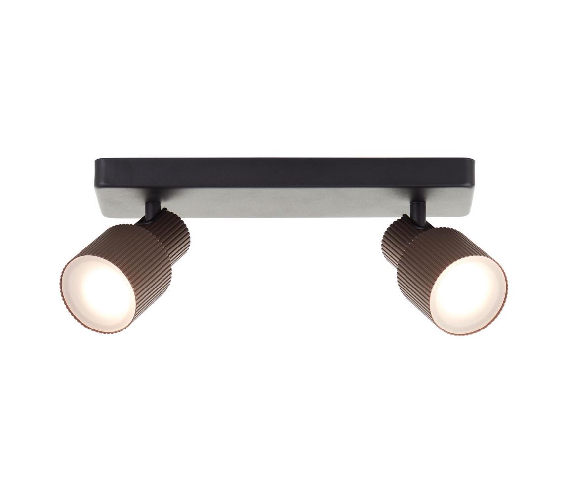 Brilliant Brilliant - LED Bodové svietidlo CADIZ 2xGU10/5W/230V bronzová