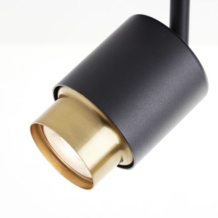 Brilliant - LED bodové svietidlo COVELO 3xGU10/5W/230V čierna/zlatá