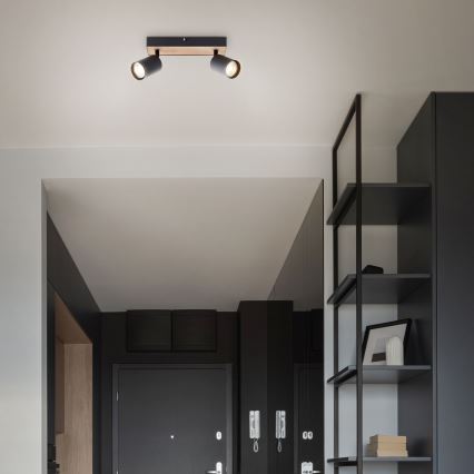 Brilliant - LED Bodové svietidlo JELLO 2xGU10/4,5W/230V borovica - FSC certifikované