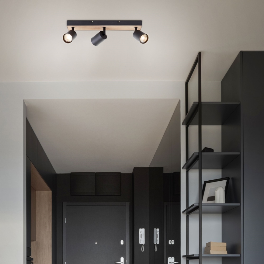 Brilliant - LED Bodové svietidlo JELLO 3xGU10/4,5W/230V borovica