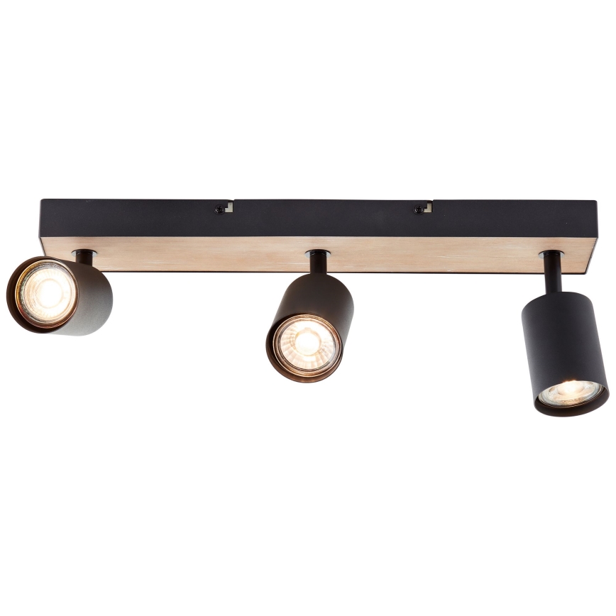 Brilliant - LED Bodové svietidlo JELLO 3xGU10/4,5W/230V borovica