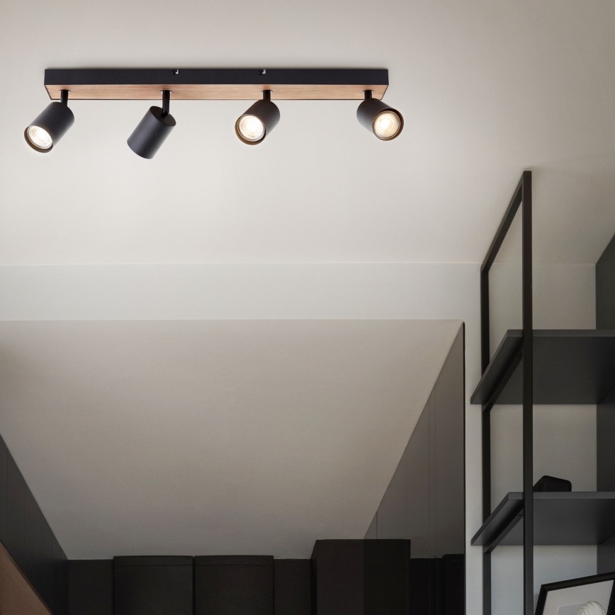 Brilliant - LED Bodové svietidlo JELLO 4xGU10/4,5W/230V borovica - FSC certifikované