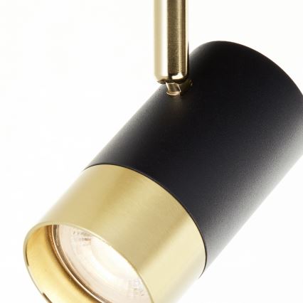 Brilliant - LED bodové svietidlo VIGOLO 2xGU10/5W/230V čierna/zlatá