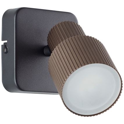 Brilliant - LED Nástenné bodové svietidlo CADIZ 1xGU10/5W/230V bronzová