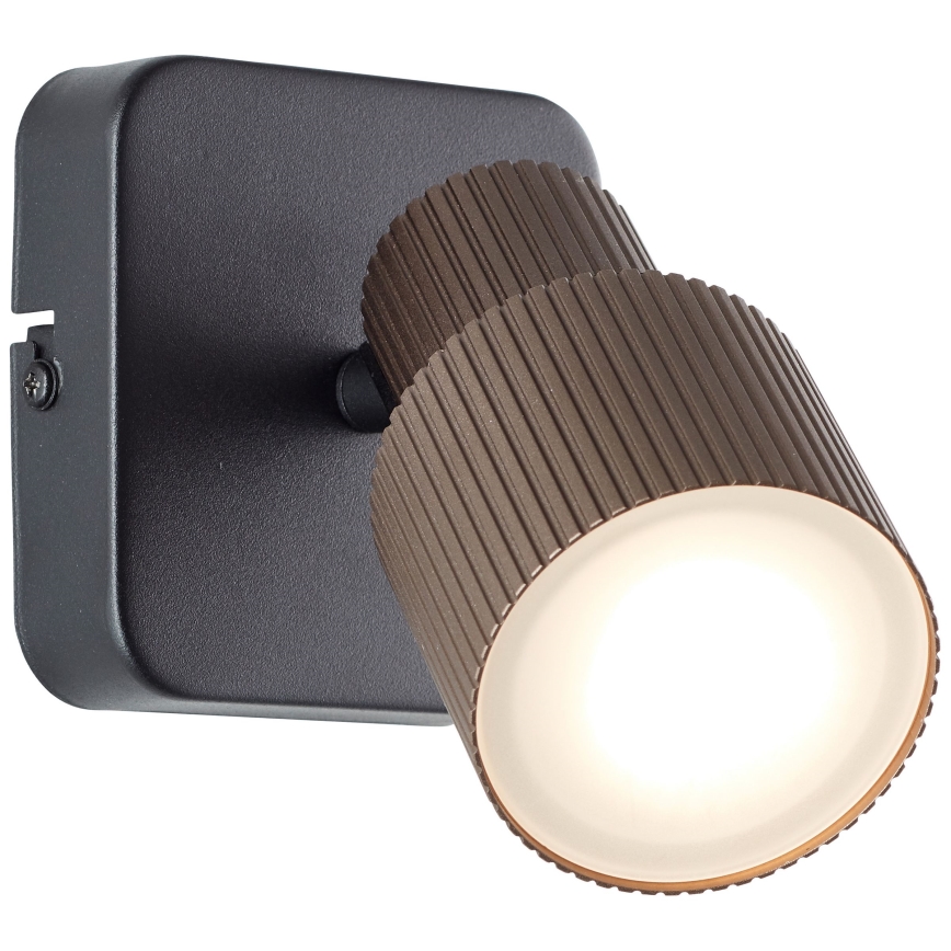 Brilliant - LED Nástenné bodové svietidlo CADIZ 1xGU10/5W/230V bronzová