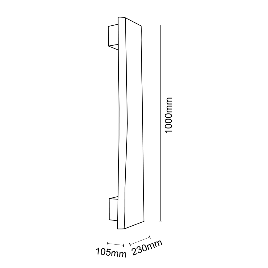 Brilliant - LED Nástenné svietidlo FEINGOLD LED/8,5W/230V borovica