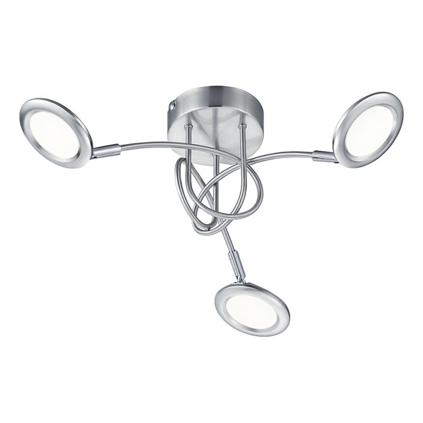 Brilliant - LED prisadené stropné svietidlo SESSION 3×LED / 3,1 W / 230 V / 3000/4000/6500 K / matný chróm