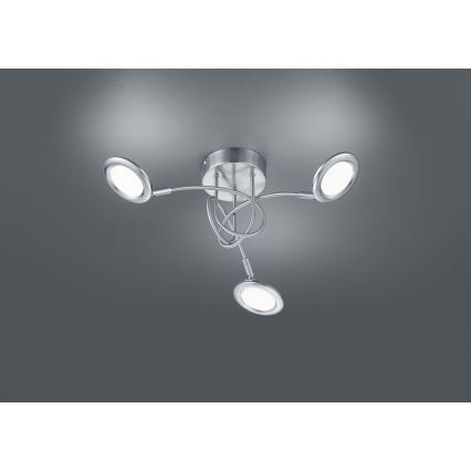 Brilliant - LED prisadené stropné svietidlo SESSION 3×LED / 3,1 W / 230 V / 3000/4000/6500 K / matný chróm