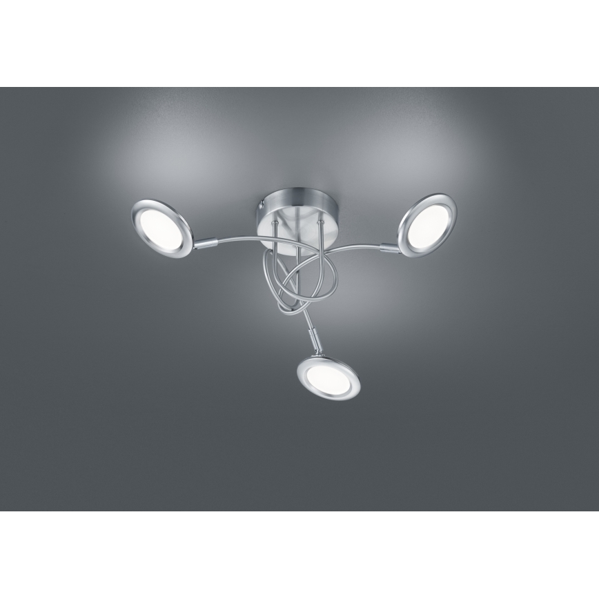 Brilliant - LED prisadené stropné svietidlo SESSION 3×LED / 3,1 W / 230 V / 3000/4000/6500 K / matný chróm