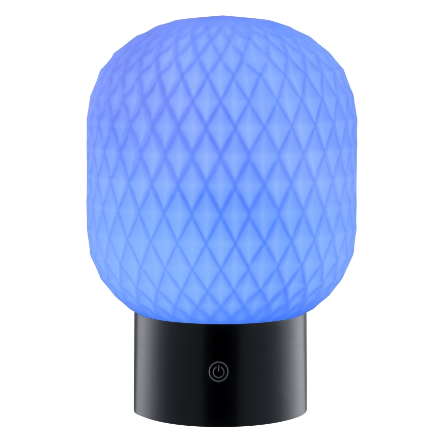 Brilliant - LED RGBW Stmievateľná nabíjacia dotyková vonkajšia stolová lampa SARASTRO LED/3W/5V 2700K 1800 mAh IP44 biela