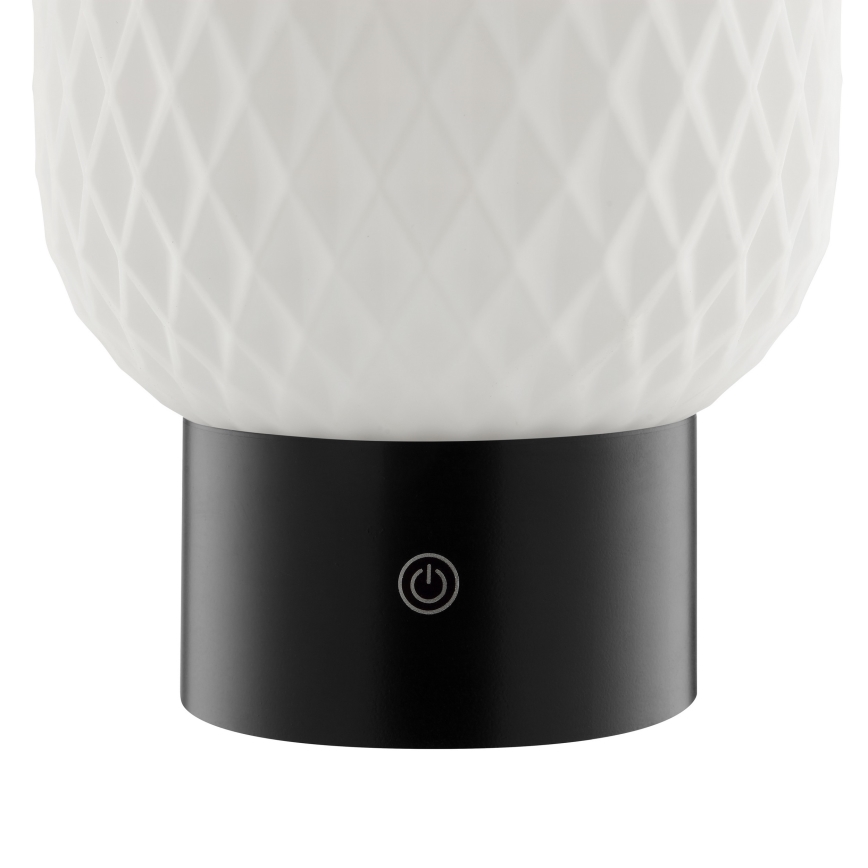 Brilliant - LED RGBW Stmievateľná nabíjacia dotyková vonkajšia stolová lampa SARASTRO LED/3W/5V 2700K 1800 mAh IP44 biela