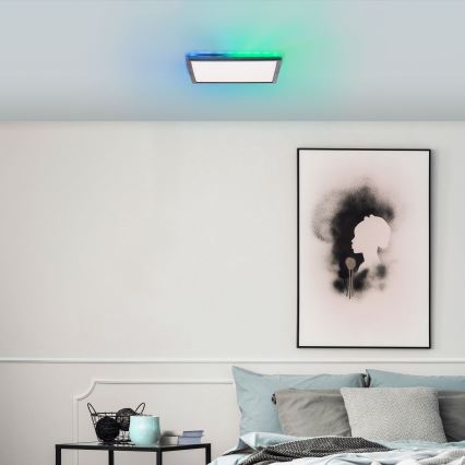 Brilliant - LED RGBW Stmievateľné stropné svietidlo SALTERY LED/20W/230V 3000-6500 + diaľkové ovládanie