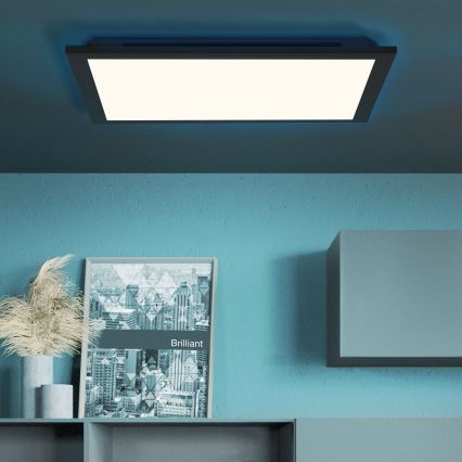 Brilliant - LED RGBW Stmievateľné stropné svietidlo ALLIE LED/24W/230V 2700-6500K čierna + diaľkové ovládanie