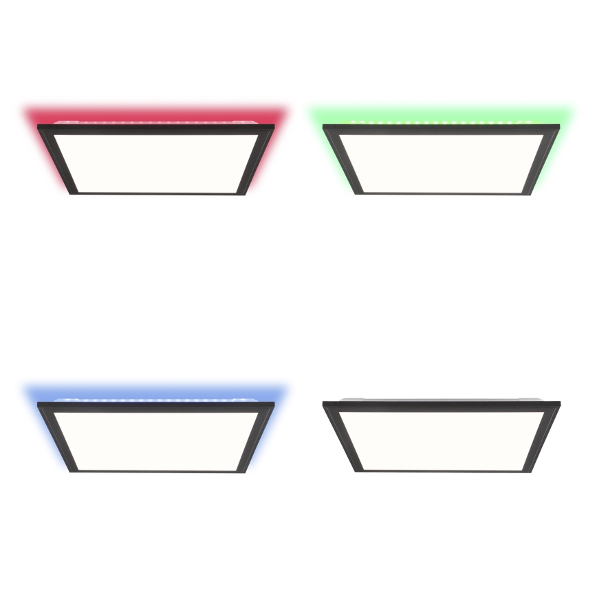 Brilliant - LED RGBW Stmievateľné stropné svietidlo ALLIE LED/24W/230V 2700-6500K čierna + diaľkové ovládanie