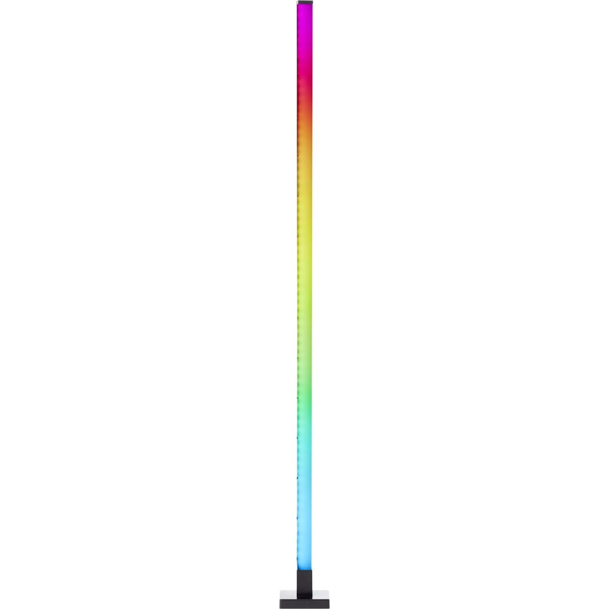 Brilliant - LED RGBW Stmievateľná stojacia lampa NEELE LED/6,5W/230V čierna + diaľkové ovládanie