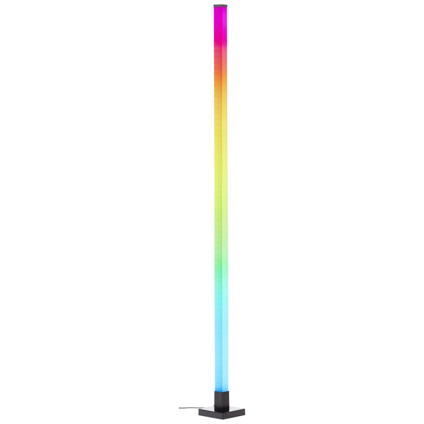 Brilliant - LED RGBW Stmievateľná stojacia lampa NEELE LED/6,5W/230V čierna + diaľkové ovládanie