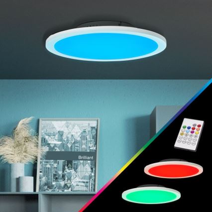 Brilliant - LED RGBW Stmievateľné stropné svietidlo ABIE LED/24W/230V 2700-6500K + diaľkové ovládanie
