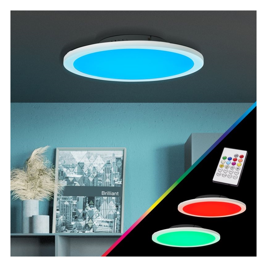 Brilliant - LED RGBW Stmievateľné stropné svietidlo ABIE LED/24W/230V 2700-6500K + diaľkové ovládanie