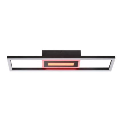 Brilliant - LED RGBW Stmievateľné stropné svietidlo BESSON LED/20W/230V 3000-6500K čierne + diaľkové ovládanie