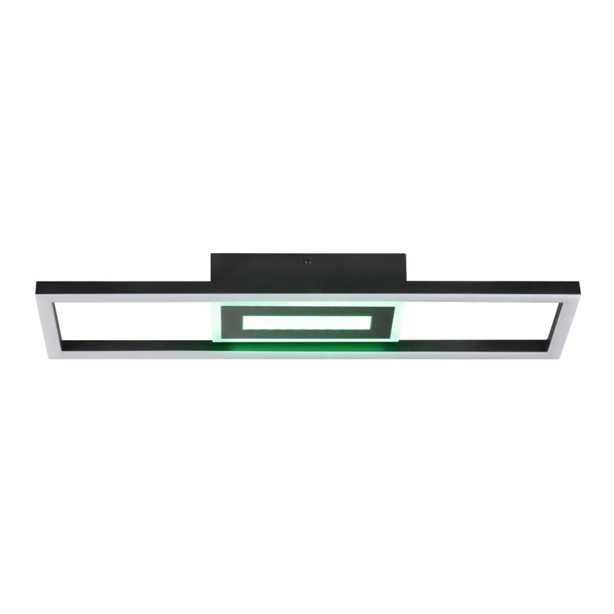 Brilliant - LED RGBW Stmievateľné stropné svietidlo BESSON LED/20W/230V 3000-6500K čierne + diaľkové ovládanie