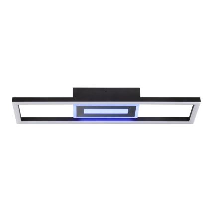 Brilliant - LED RGBW Stmievateľné stropné svietidlo BESSON LED/20W/230V 3000-6500K čierne + diaľkové ovládanie