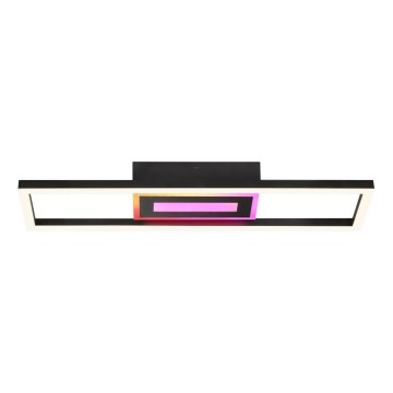 Brilliant - LED RGBW Stmievateľné stropné svietidlo BESSON LED/20W/230V 3000-6500K čierne + diaľkové ovládanie