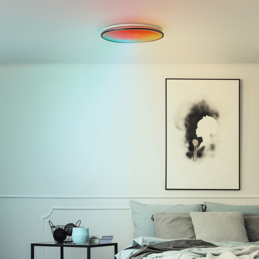 Brilliant - LED RGBW Stmievateľné stropné svietidlo HEIDA LED/30W/230V 3000-6500K + diaľkové ovládanie