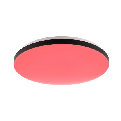 Brilliant - LED RGBW Stmievateľné stropné svietidlo LIVIO LED/20W/230V 3000-6500K pr. 49 cm čierna + diaľkové ovládanie