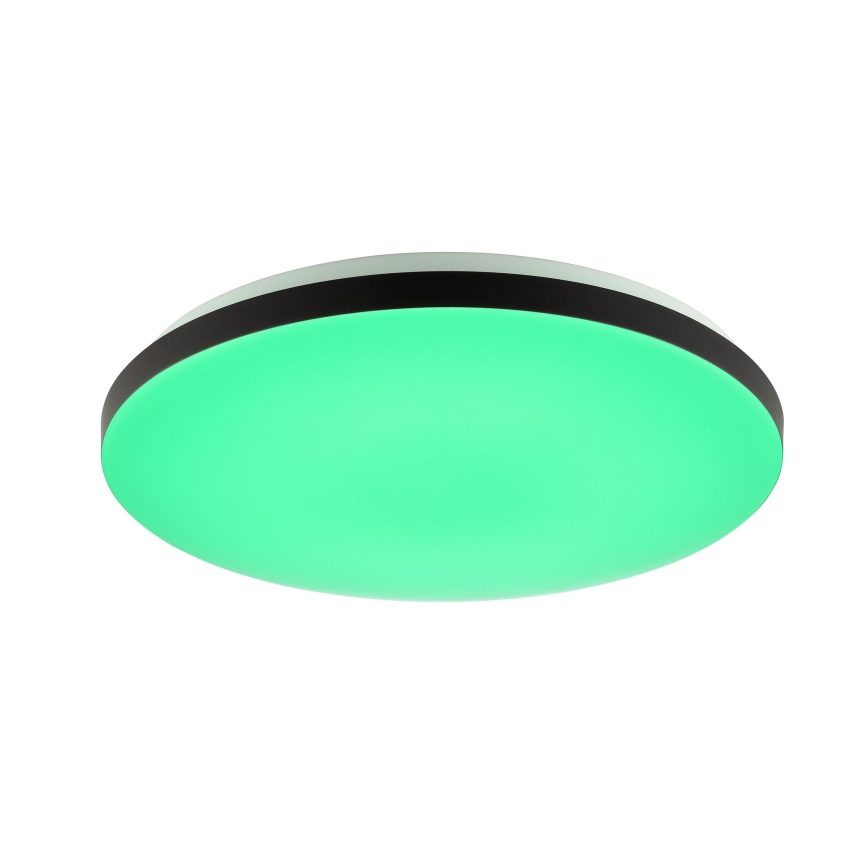 Brilliant - LED RGBW Stmievateľné stropné svietidlo LIVIO LED/20W/230V 3000-6500K pr. 49 cm čierna + diaľkové ovládanie