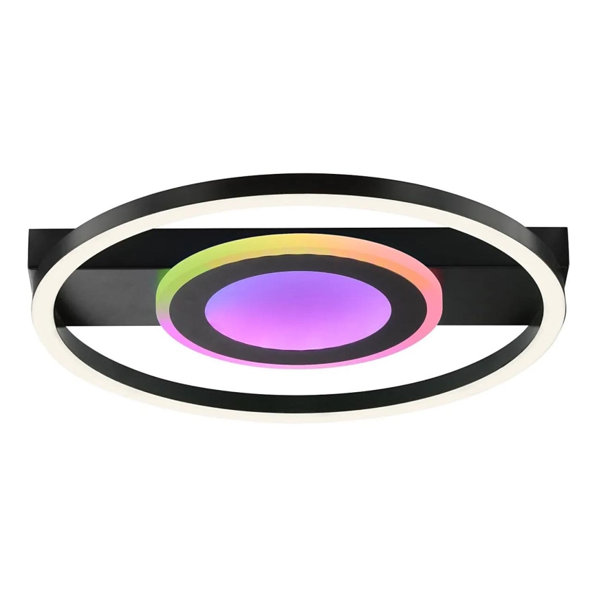 Brilliant - LED RGBW Stmievateľné stropné svietidlo MAUREEN LED/20W/230V 3000-6500K čierna + diaľkové ovládanie