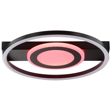 Brilliant - LED RGBW stmievateľné stropné svietidlo MAUREEN LED/20W/230V 3000-6500K čierna + diaľkové ovládanie