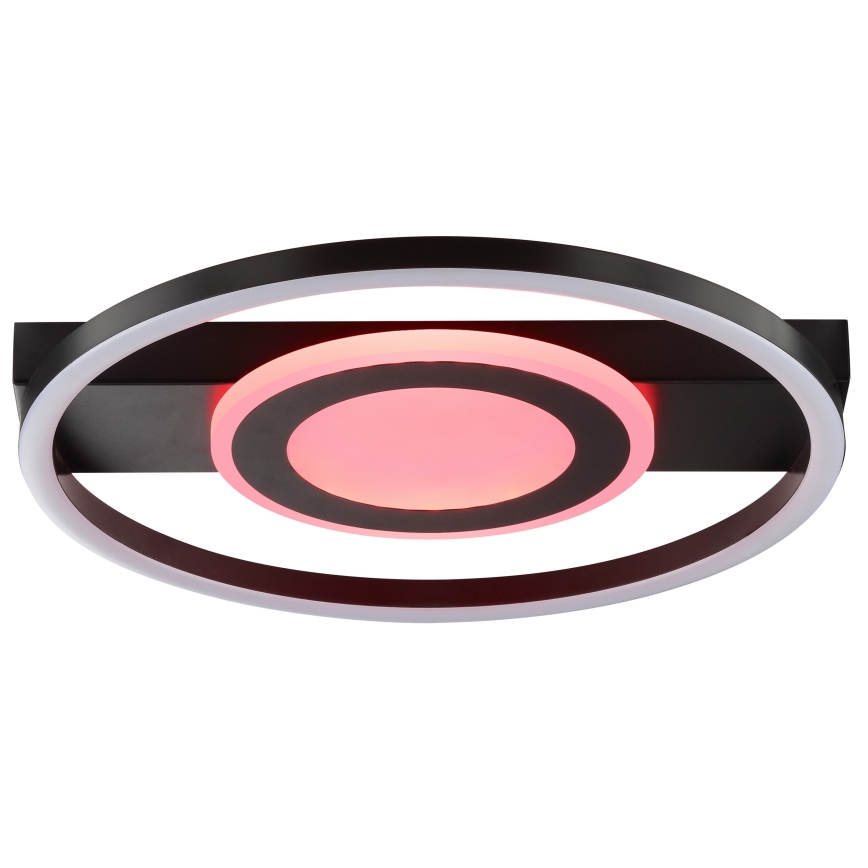 Brilliant - LED RGBW stmievateľné stropné svietidlo MAUREEN LED/20W/230V 3000-6500K čierna + diaľkové ovládanie