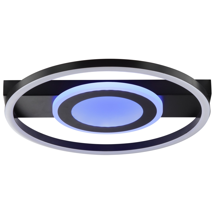 Brilliant - LED RGBW stmievateľné stropné svietidlo MAUREEN LED/20W/230V 3000-6500K čierna + diaľkové ovládanie