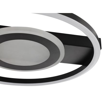 Brilliant - LED RGBW stmievateľné stropné svietidlo MAUREEN LED/20W/230V 3000-6500K čierna + diaľkové ovládanie