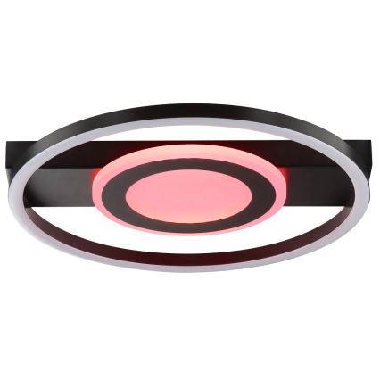 Brilliant - LED RGBW Stmievateľné stropné svietidlo MAUREEN LED/20W/230V 3000-6500K čierna + diaľkové ovládanie