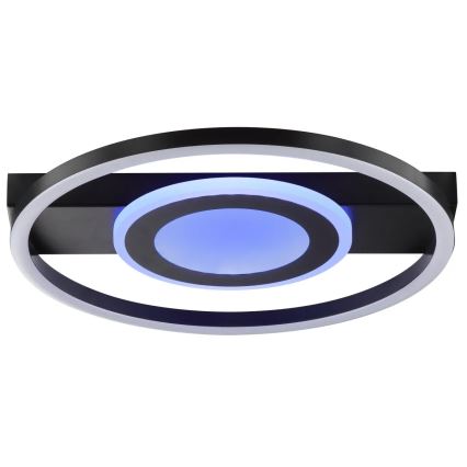 Brilliant - LED RGBW Stmievateľné stropné svietidlo MAUREEN LED/20W/230V 3000-6500K čierna + diaľkové ovládanie