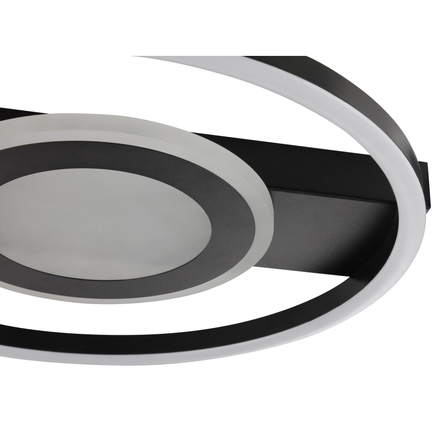 Brilliant - LED RGBW Stmievateľné stropné svietidlo MAUREEN LED/20W/230V 3000-6500K čierna + diaľkové ovládanie