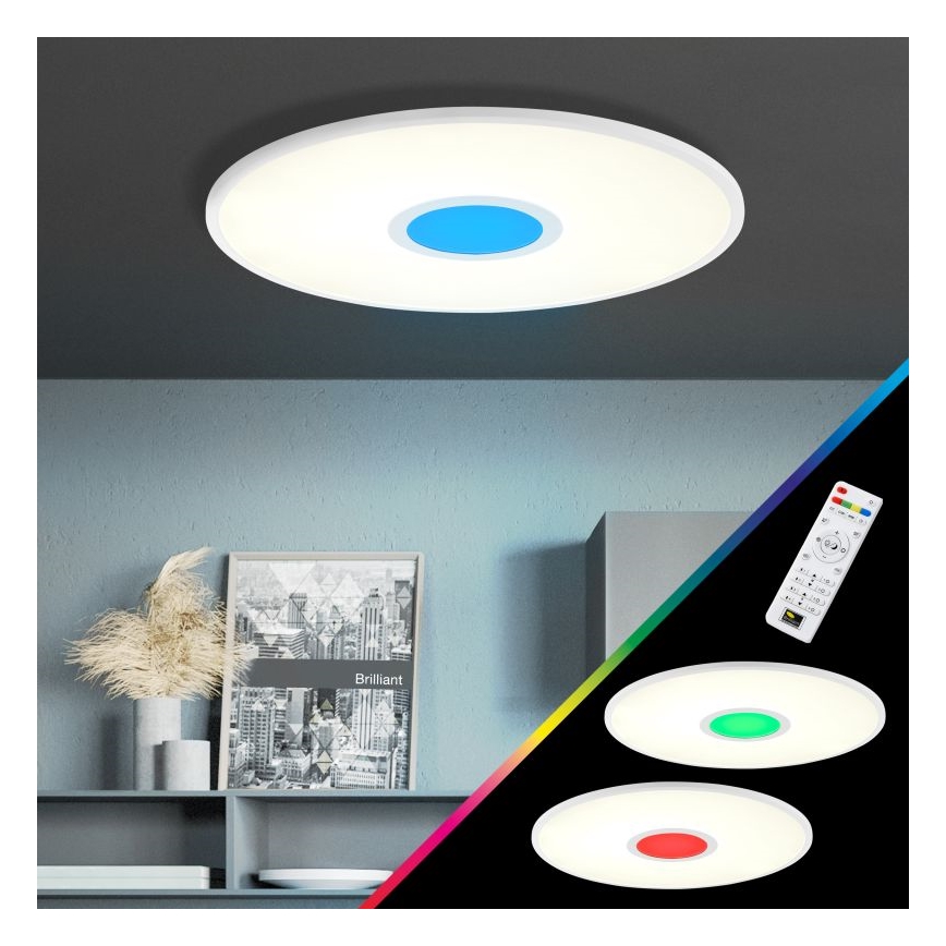 Brilliant - LED RGBW Stmievateľné stropné svietidlo ODELLA LED/24W/230V 2700-6500K + diaľkové ovládanie