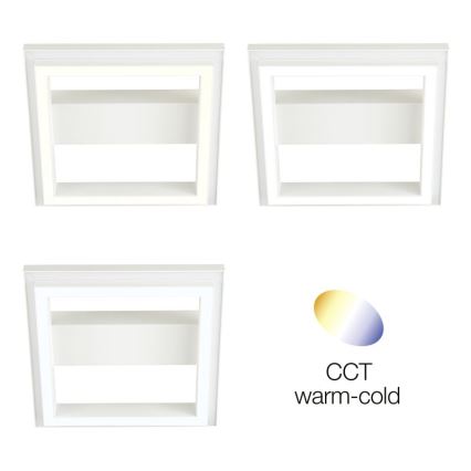 Brilliant - LED RGBW Stmievateľné stropné svietidlo PALLAS LED/18W/230V 2700-6500K + diaľkové ovládanie