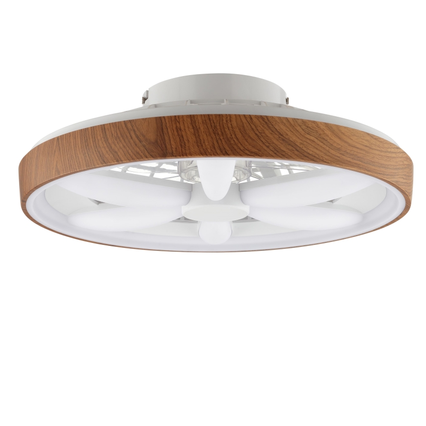 Brilliant - LED RGBW Stmievateľný stropný ventilátor GAIANO LED/24W/230V 2700-6500K pr. 48 cm hnedá + diaľkové ovládanie