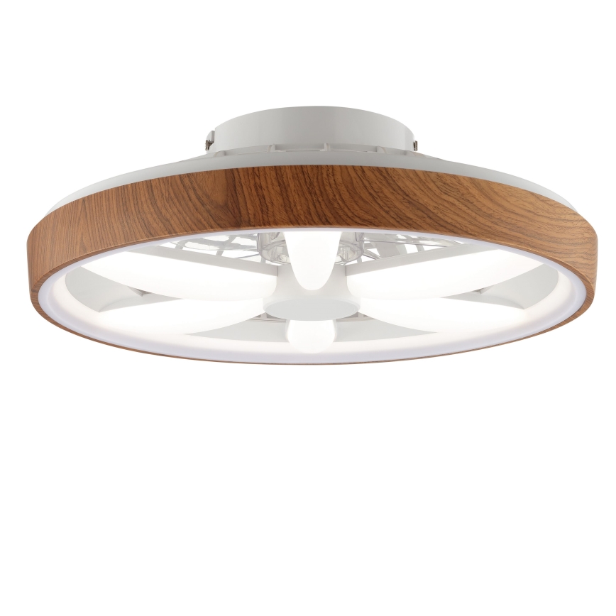 Brilliant - LED RGBW Stmievateľný stropný ventilátor GAIANO LED/24W/230V 2700-6500K pr. 48 cm hnedá + diaľkové ovládanie