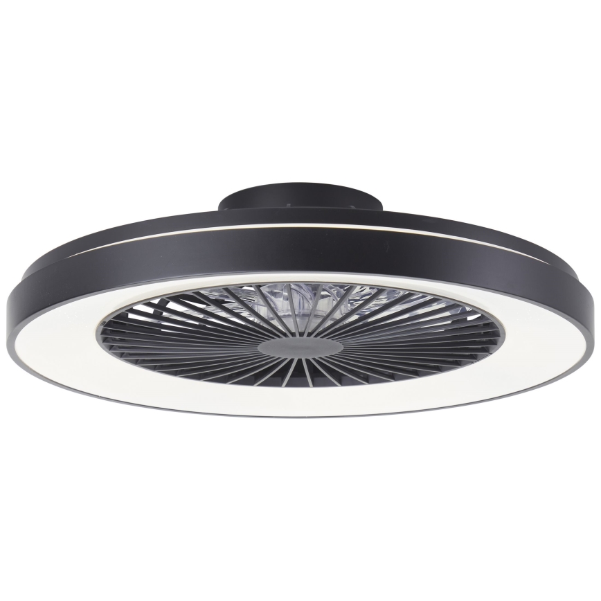 Brilliant - LED RGBW Stmievateľný stropný ventilátor MAZZARO LED/24W/230V 3000-6500K pr. 58 cm čierna + diaľkové ovládanie