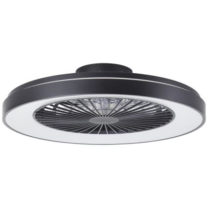 Brilliant - LED RGBW Stmievateľný stropný ventilátor MAZZARO LED/24W/230V 3000-6500K pr. 58 cm čierna + diaľkové ovládanie
