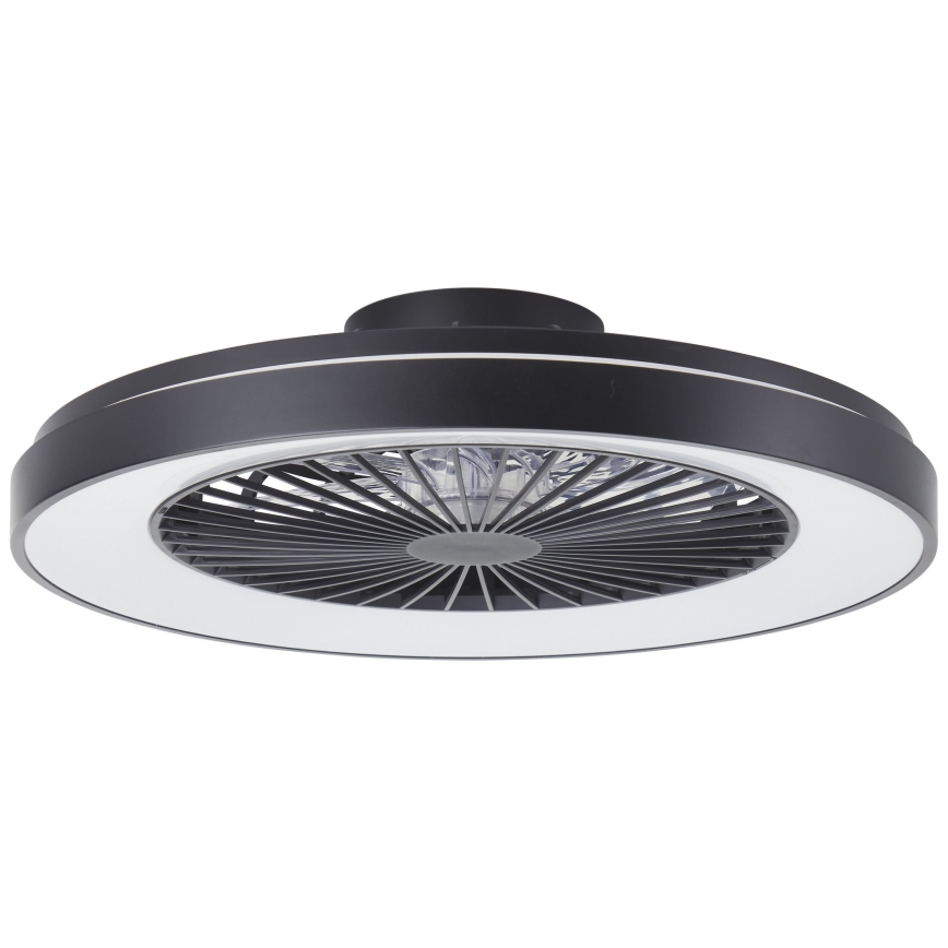 Brilliant - LED RGBW Stmievateľný stropný ventilátor MAZZARO LED/24W/230V 3000-6500K pr. 58 cm čierna + diaľkové ovládanie