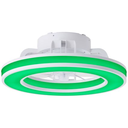 Brilliant - LED RGBW Stmievateľný stropný ventilátor MONDELLO LED/26W/230V 2700-6500K pr. 41,5 cm biela + diaľkové ovládanie