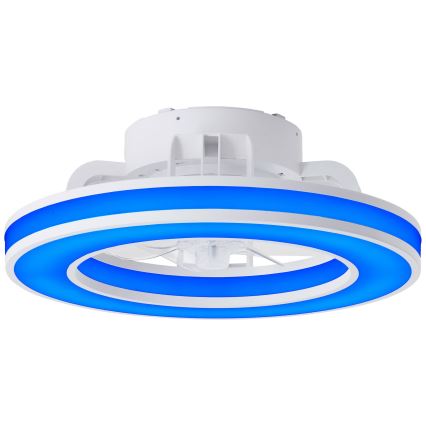 Brilliant - LED RGBW Stmievateľný stropný ventilátor MONDELLO LED/26W/230V 2700-6500K pr. 41,5 cm biela + diaľkové ovládanie