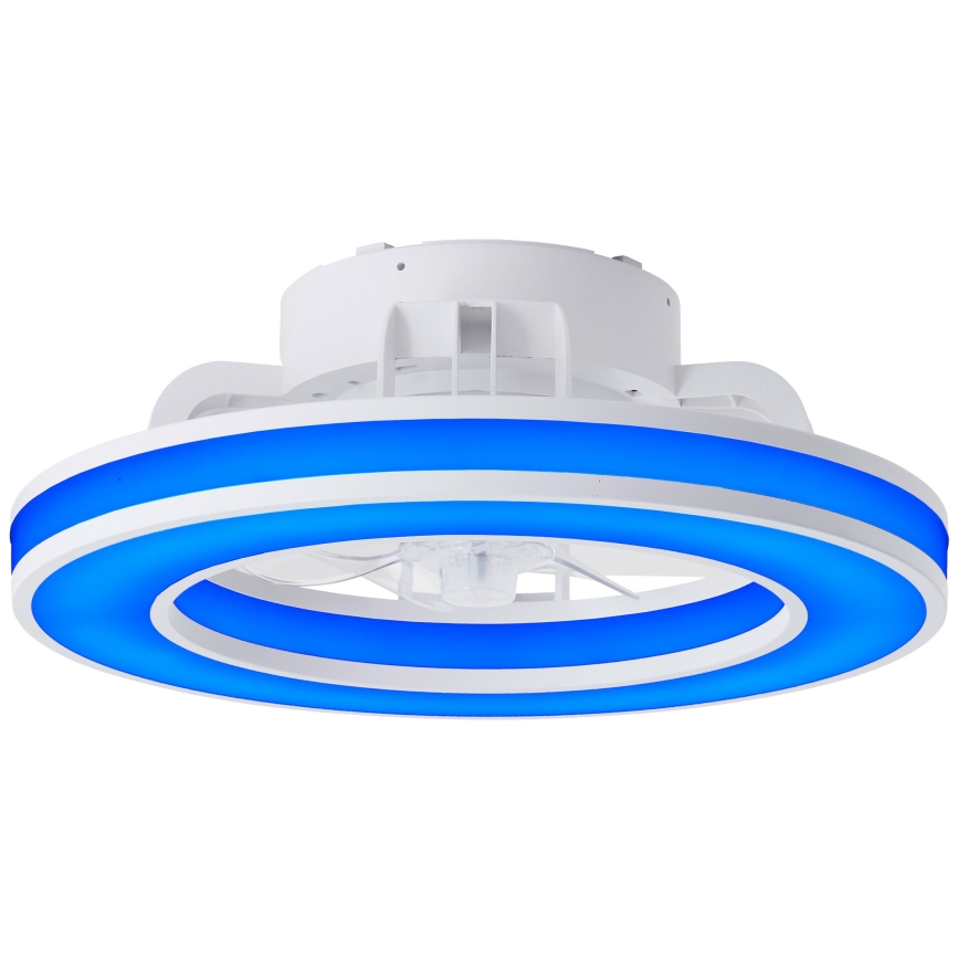 Brilliant - LED RGBW Stmievateľný stropný ventilátor MONDELLO LED/26W/230V 2700-6500K pr. 41,5 cm biela + diaľkové ovládanie