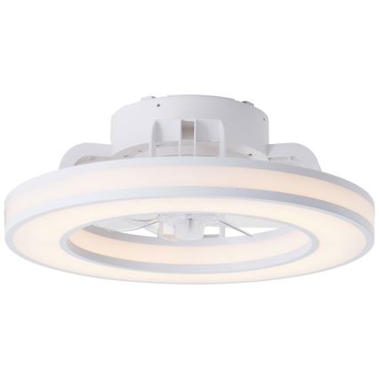 Brilliant - LED RGBW Stmievateľný stropný ventilátor MONDELLO LED/26W/230V 2700-6500K pr. 41,5 cm biela + diaľkové ovládanie