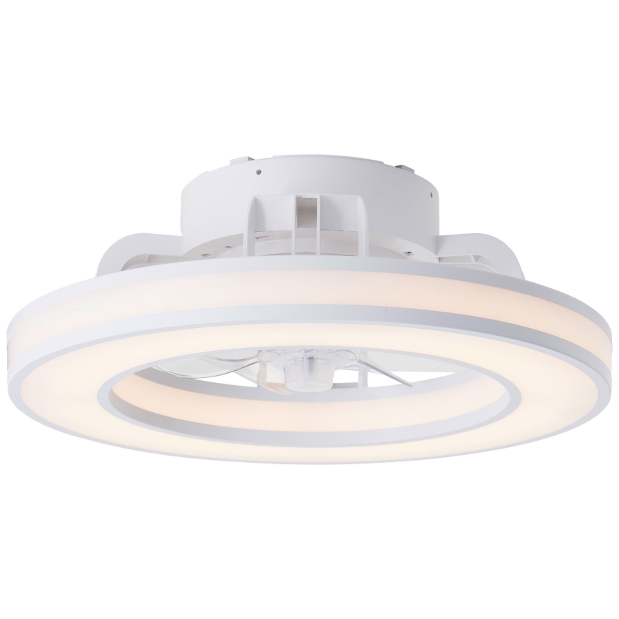 Brilliant - LED RGBW Stmievateľný stropný ventilátor MONDELLO LED/26W/230V 2700-6500K pr. 41,5 cm biela + diaľkové ovládanie